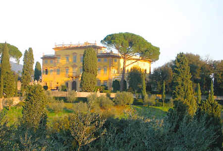 Villa La Pietra and its grounds